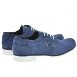 Elegantní boty pro adolescenty 390 indigo velur