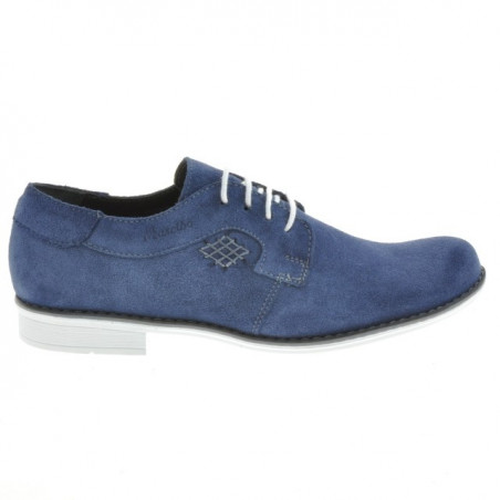 Elegantní boty pro adolescenty 390 indigo velur