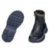 Dětské boty 108c indigo kombinované