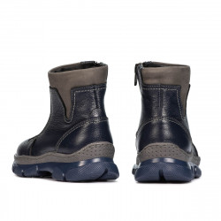 Dětské boty 108c indigo kombinované