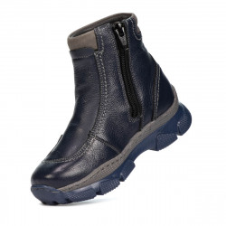 Dětské boty 108c indigo kombinované