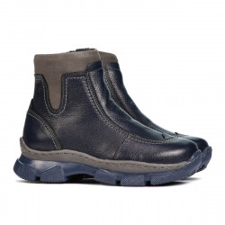Dětské boty 108c indigo kombinované