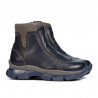 Dětské boty 108c indigo kombinované