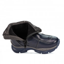 Dětské boty 108c indigo kombinované