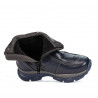 Dětské boty 108c indigo kombinované