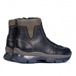 Dětské boty 108c indigo kombinované