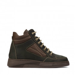 Dospívající boty 4010 tuxon khaki