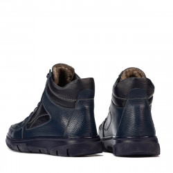 Pánské boty 4128 indigo kombinované