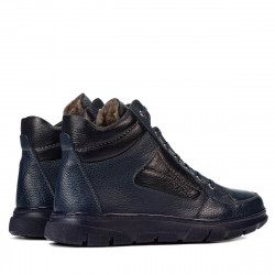 Pánské boty 4128 indigo kombinované