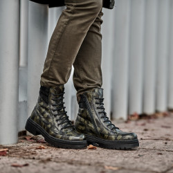 Dámské boty 3362 khaki maskování
