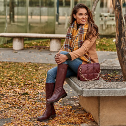 Dámské boty 3365 bordo lifestyle