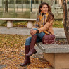 Dámské boty 3365 bordo lifestyle