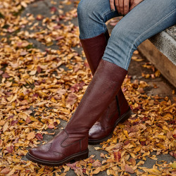 Dámské boty 3365 bordo lifestyle