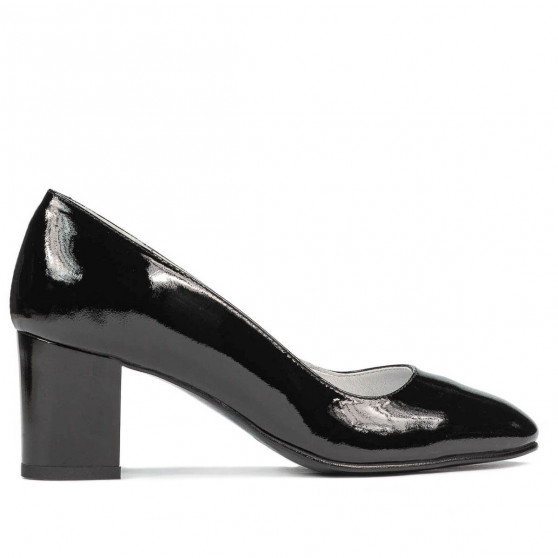 Elegantní dámské boty 1268 černý lak