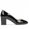 Elegantní dámské boty 1268 černý lak
