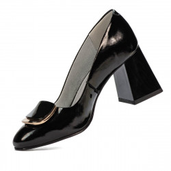 Elegantní dámské boty 1291 černý lak