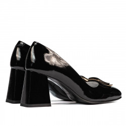 Elegantní dámské boty 1291 černý lak