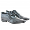 Elegantní pánské boty 798 croco lak černá