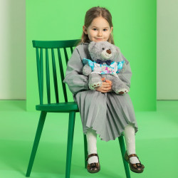 Dětské boty 67c perleťově hnědé kombinované lifestyle