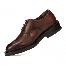 Elegantní boty pro mládež 381 v koňaku