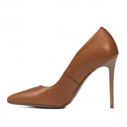Elegantní dámské boty 1289 camel