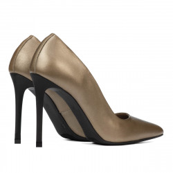 Elegantní dámské boty 1289 měděné