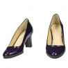 Dámské elegantní boty 1209 lak indigo