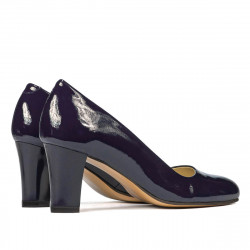 Dámské elegantní boty 1209 lak indigo