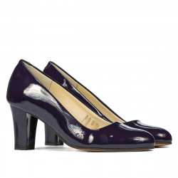 Dámské elegantní boty 1209 lak indigo