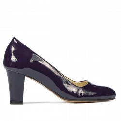 Dámské elegantní boty 1209 lak indigo