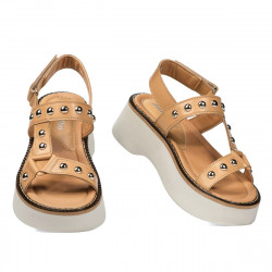 Dámské sandály 5083 camel