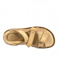 Dětské sandály 318 camel kombinované