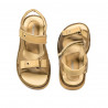Dětské sandály 318 camel kombinované