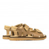 Dětské sandály 318 camel kombinované