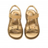 Dětské sandály 318 camel kombinované
