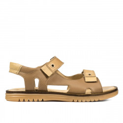 Dětské sandály 318 camel kombinované