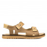 Dětské sandály 318 camel kombinované