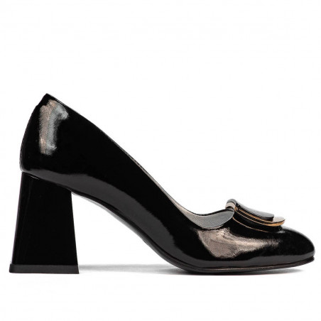 Elegantní dámské boty 1291 černý lak
