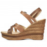Dámské sandály 5086 camel kombinované