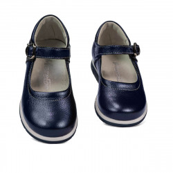 Dětské boty 76c perleťová indigo