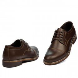 Pánské neformální / elegantní boty 756-1 hnědé 01