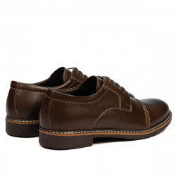 Pánské neformální / elegantní boty 756-1 hnědé 01