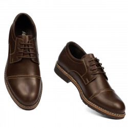 Pánské neformální / elegantní boty 756-1 hnědé 01