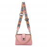 Dámská taška přes rameno 003g baby pink růžová