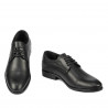 Elegantní pánské boty 822-1 černé