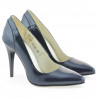 Elegantní dámské boty 1230 lak indigo
