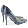 Elegantní dámské boty 1230 lak indigo