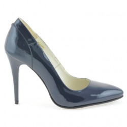 Elegantní dámské boty 1230 lak indigo