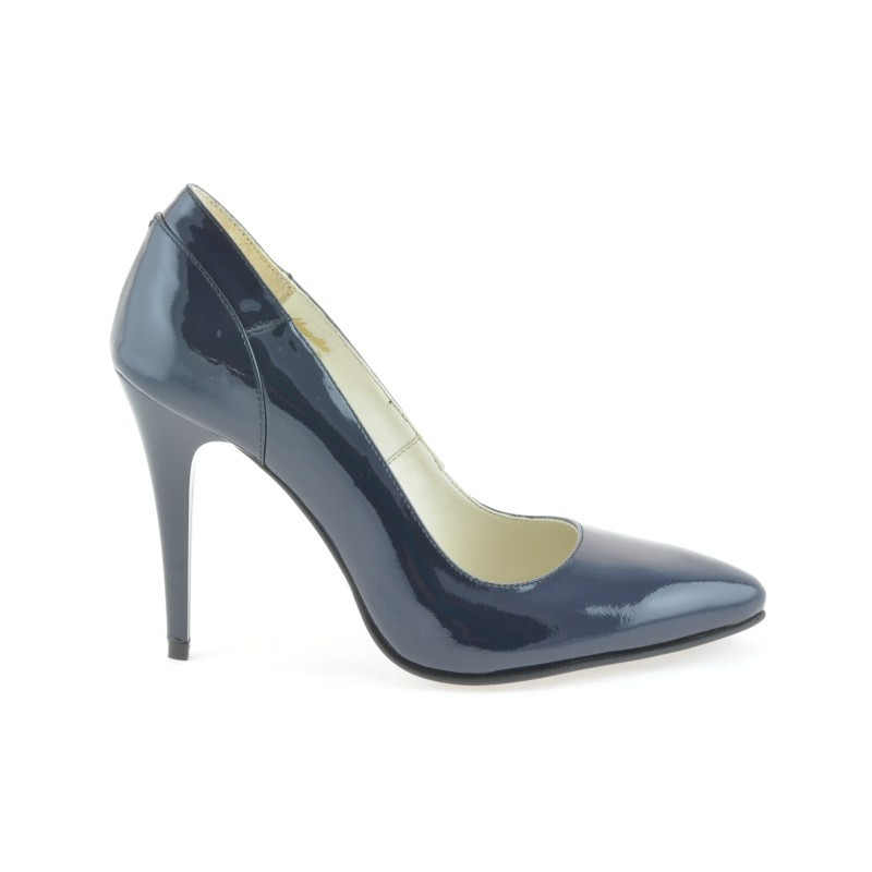 Elegantní dámské boty 1230 lak indigo