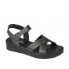 Dámské sandály 5049-1 černá metalíza